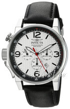 Invicta I-Force Sølvfarvet/Læder Ø46 mm Invicta I-Force Sølvfarvet/Læder Ø46 mm