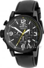Invicta I-Force Sort/Læder Ø46 mm Invicta I-Force Sort/Læder Ø46 mm