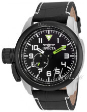 Invicta Aviator Sort/Læder Ø50 mm Invicta Aviator Sort/Læder Ø50 mm
