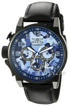 Invicta I-Force Blå/Læder Ø46 mm Invicta I-Force Blå/Læder Ø46 mm