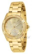 Invicta Angel Guldfarvet/Gul guldtonet stål Ø34 mm Invicta Angel Guldfarvet/Gul guldtonet stål Ø34 mm