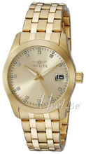 Invicta Wildflower Guldfarvet/Gul guldtonet stål Ø33 mm Invicta Wildflower Guldfarvet/Gul guldtonet stål Ø33 mm