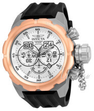 Invicta Russian Diver Sølvfarvet/Gummi Ø52 mm Invicta Russian Diver Sølvfarvet/Gummi Ø52 mm