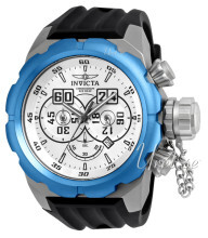 Invicta Russian Diver Sølvfarvet/Gummi Ø52 mm Invicta Russian Diver Sølvfarvet/Gummi Ø52 mm