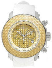 Invicta Reserve Guldfarvet/Gummi Ø52 mm Invicta Reserve Guldfarvet/Gummi Ø52 mm