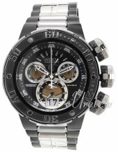 Invicta Reserve Sort/Stål Ø52 mm Invicta Reserve Sort/Stål Ø52 mm