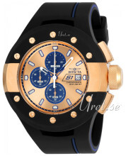 Invicta S1 Rosa guldfarvet/Gummi Ø52 mm Invicta S1 Rosa guldfarvet/Gummi Ø52 mm