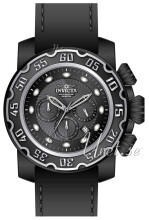Invicta Lupah Sort/Læder Ø52 mm Invicta Lupah Sort/Læder Ø52 mm