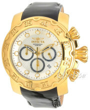 Invicta Lupah Sølvfarvet/Læder Ø52 mm Invicta Lupah Sølvfarvet/Læder Ø52 mm