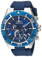 Invicta Aviator Blå/Gummi Ø54 mm Invicta Aviator Blå/Gummi Ø54 mm