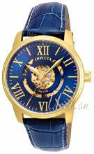 Invicta Blå/Læder Ø42 mm Invicta Blå/Læder Ø42 mm