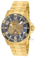 Invicta Grå/Gul guldtonet stål Ø42 mm Invicta Grå/Gul guldtonet stål Ø42 mm