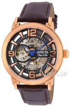 Invicta Sort/Læder Ø44 mm Invicta Sort/Læder Ø44 mm