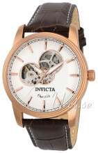 Invicta Sølvfarvet/Læder Ø44 mm Invicta Sølvfarvet/Læder Ø44 mm