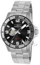 Invicta Sort/Stål Ø43 mm Invicta Sort/Stål Ø43 mm