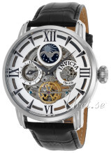 Invicta Sølvfarvet/Læder Ø47 mm Invicta Sølvfarvet/Læder Ø47 mm
