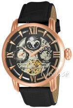 Invicta Sort/Læder Ø47 mm Invicta Sort/Læder Ø47 mm