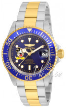 Invicta Blå/Gul guldtonet stål Ø40 mm Invicta Blå/Gul guldtonet stål Ø40 mm