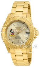 Invicta Champagne/Gul guldtonet stål Ø40 mm Invicta Champagne/Gul guldtonet stål Ø40 mm