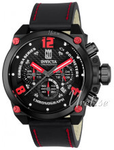 Invicta Jason Taylor Sort/Læder Ø50 mm Invicta Jason Taylor Sort/Læder Ø50 mm