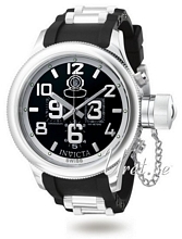 Invicta Russian Diver Sort/Stål Ø51 mm Invicta Russian Diver Sort/Stål Ø51 mm