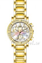 Invicta II Hvid/Guldtonet stål Ø33 mm Invicta II Hvid/Guldtonet stål Ø33 mm