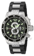 Invicta Corduba Sort/Stål Ø52 mm Invicta Corduba Sort/Stål Ø52 mm