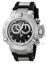 Invicta Subaqua Sport Sort/Gummi Ø50 mm Invicta Subaqua Sport Sort/Gummi Ø50 mm