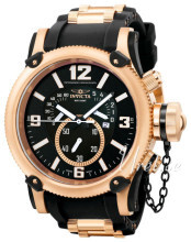 Invicta Russian Diver Sort/Guldtonet stål Ø52 mm Invicta Russian Diver Sort/Guldtonet stål Ø52 mm