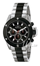 Invicta II Sort/Stål Ø43 mm Invicta II Sort/Stål Ø43 mm