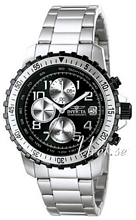 Invicta II Sort/Stål Ø45 mm Invicta II Sort/Stål Ø45 mm