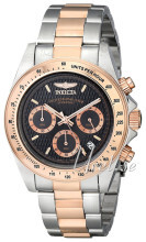 Invicta Speedway Grå/Rosaguldtonet stål Ø40 mm Invicta Speedway Grå/Rosaguldtonet stål Ø40 mm