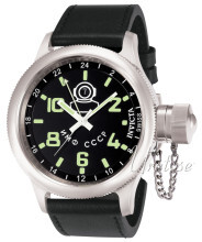 Invicta Russian Diver Sort/Læder Ø51.5 mm Invicta Russian Diver Sort/Læder Ø51.5 mm