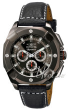 Invicta Signature II Sort/Læder Ø44 mm Invicta Signature II Sort/Læder Ø44 mm