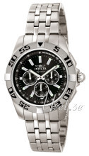 Invicta Signature II Sort/Stål Ø45 mm Invicta Signature II Sort/Stål Ø45 mm