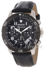 Invicta Signature II Sort/Læder Ø43.5 mm Invicta Signature II Sort/Læder Ø43.5 mm