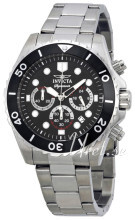 Invicta Signature Sort/Stål Ø45 mm Invicta Signature Sort/Stål Ø45 mm