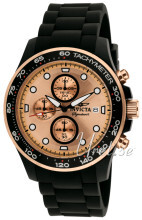 Invicta Signature II Rosa guldfarvet/Gummi Ø45 mm Invicta Signature II Rosa guldfarvet/Gummi Ø45 mm