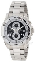 Invicta Signature II Sort/Stål Ø45 mm Invicta Signature II Sort/Stål Ø45 mm