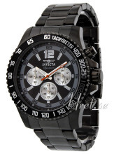 Invicta Signature II Sort/Stål Ø45 mm Invicta Signature II Sort/Stål Ø45 mm