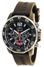Invicta Signature II Sort/Gummi Ø45 mm Invicta Signature II Sort/Gummi Ø45 mm