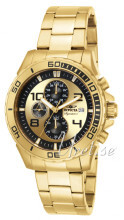 Invicta Signature II Guldfarvet/Gul guldtonet stål Ø45 mm Invicta Signature II Guldfarvet/Gul guldtonet stål Ø45 mm
