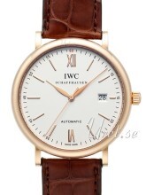 IWC Portofino Sølvfarvet/Læder Ø40 mm IWC Portofino Sølvfarvet/Læder Ø40 mm