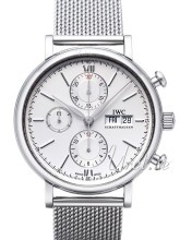 IWC Portofino Sølvfarvet/Stål Ø42 mm IWC Portofino Sølvfarvet/Stål Ø42 mm