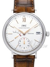 IWC Portofino Hand-Wound 8 Days Hvid/Læder Ø45 mm IWC Portofino Hand-Wound 8 Days Hvid/Læder Ø45 mm