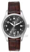 IWC Pilots Classic Grå/Læder Ø36 mm IWC Pilots Classic Grå/Læder Ø36 mm