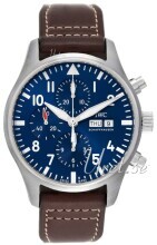 IWC Pilots Classic Blå/Læder Ø43 mm IWC Pilots Classic Blå/Læder Ø43 mm
