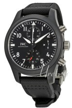 IWC Pilots Classic Sort/Læder Ø46 mm IWC Pilots Classic Sort/Læder Ø46 mm