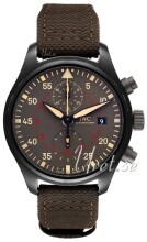 IWC Pilots Classic Grå/Læder Ø44 mm IWC Pilots Classic Grå/Læder Ø44 mm