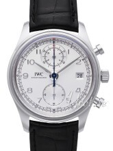 IWC Portuguese Sølvfarvet/Læder Ø42 mm IWC Portuguese Sølvfarvet/Læder Ø42 mm